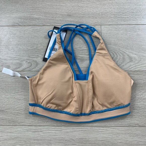 Karma Yoga Tessa Blue Sports Bra - Picture 4 of 6